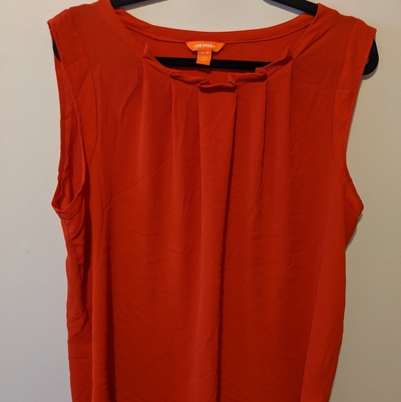 Red tank blouse- Joe Fresh XL - Picture 1 of 3